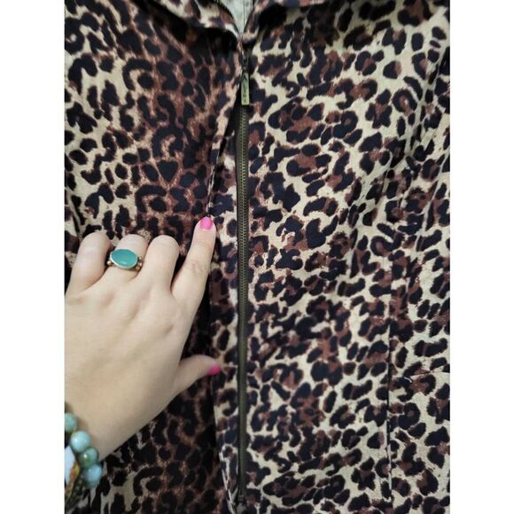 Leopard 16p Jacket With Zipper&pockets - Picture 3 of 5